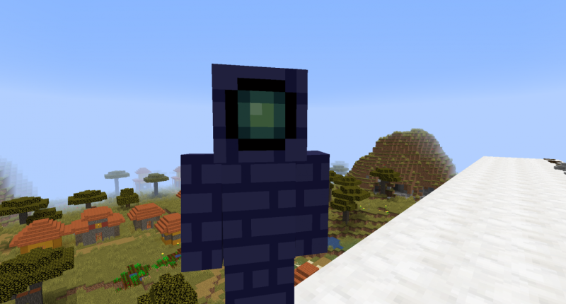Ender Golem. Can be spawned similar to a snow golem with a Ender chest and 2 Stone Bricks