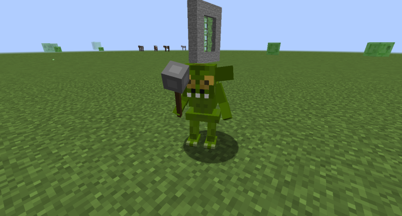 Goblin Warrior with the portal in the background