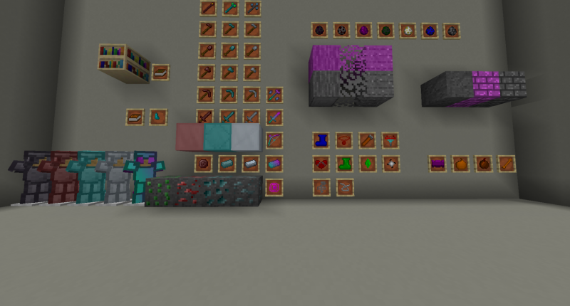 New armor, tools, items and block.(v.2.1.0)