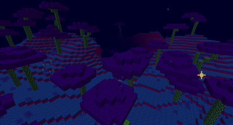 This picture shows a new biome called: Phantom Valley.