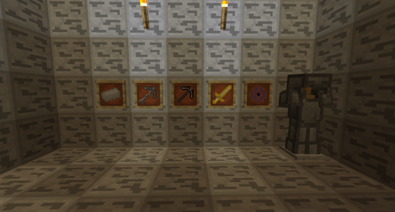 A display of the items in the mod.