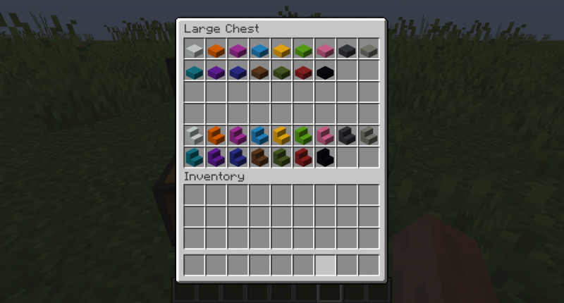 All of the blocks the mod adds in a chest*
