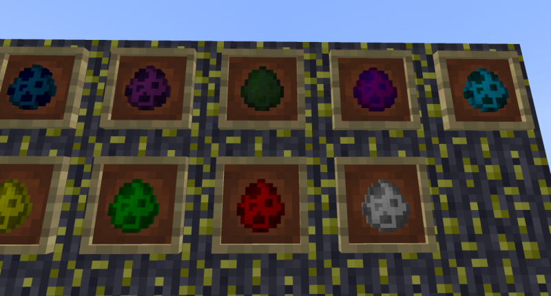 Mobs. there are new ones but im not going to show them because they wont fit on screen.