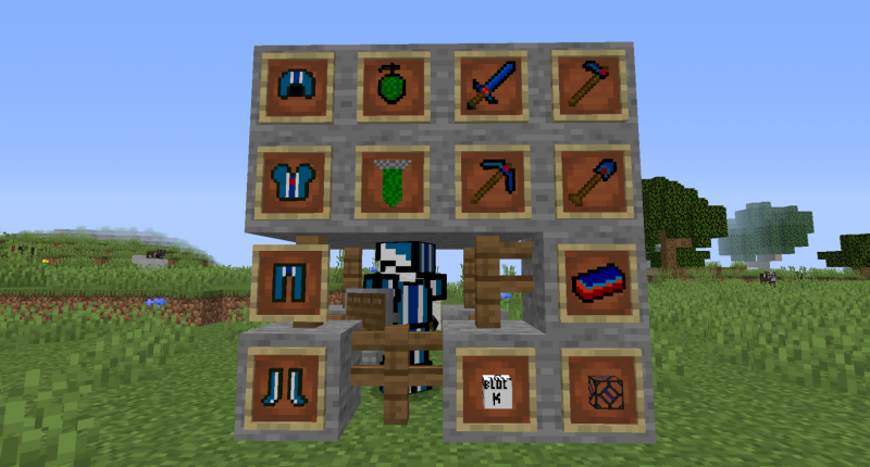 This is some of the stuff in my mod.