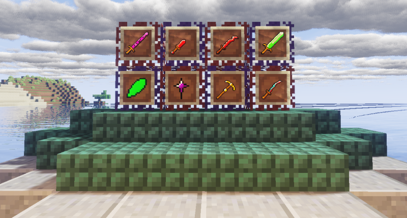 Some Of The Weapons and Boss Spawners
