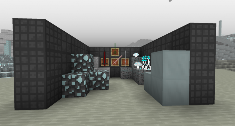 Some blocks, Weapons Etc. Note. this is not all the Blocks and items. 1.0.2a