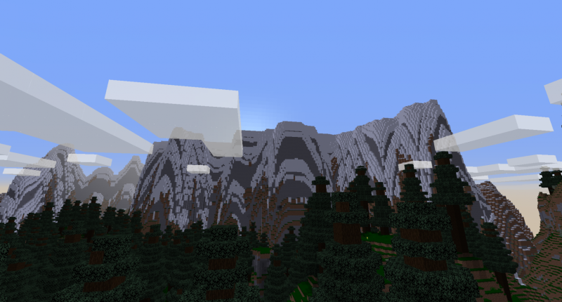 Boreal Forest Hills and Alps Range biomes.