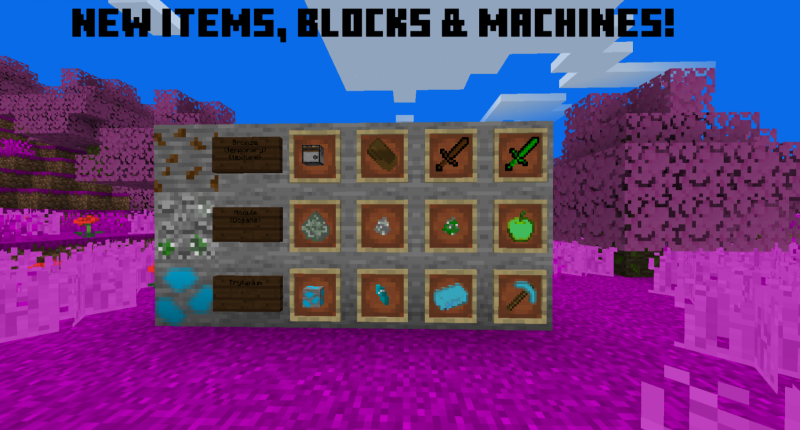 New ores and items