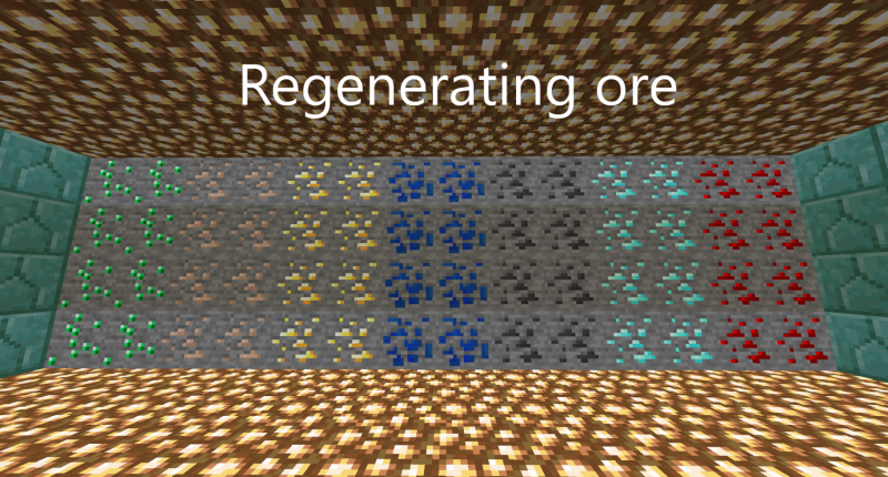 Regenerating ore