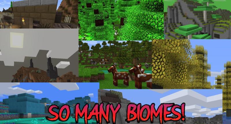 Biomes! MANY BIOMES!