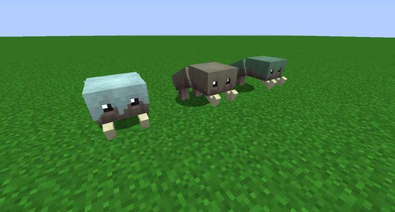 the crawling Husks, from left to right: snow, caves, forests.