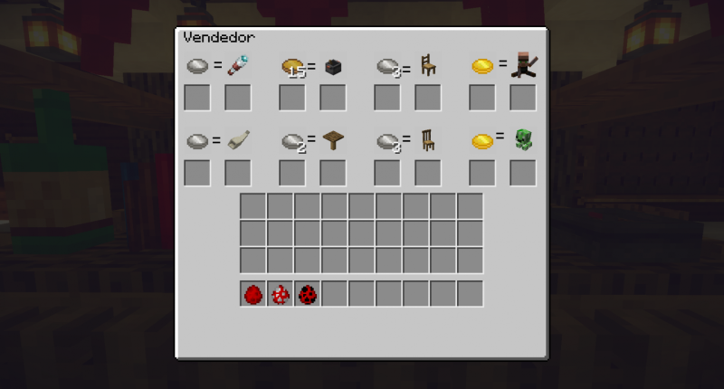 gui of a 8 item trader