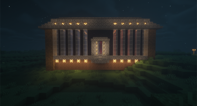Front of the arena