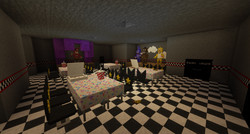 FNAF 2-1 Minecraft Map Minecraft Map