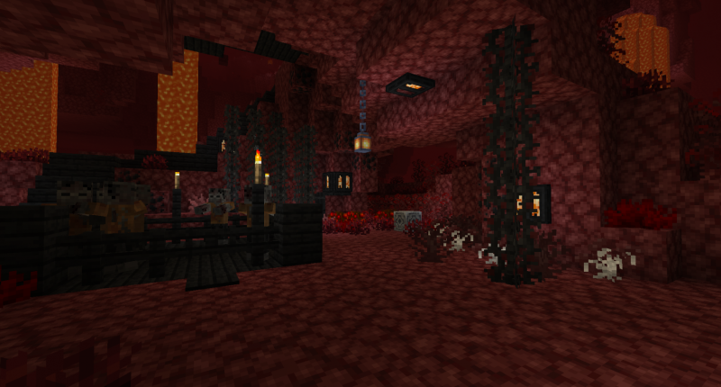 New foliage in the Nether Wastes