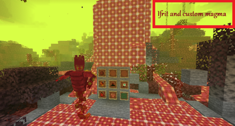 Ifrit update, November 2021 - Ifrit in The Nether, custom magma and all Ifrit update items