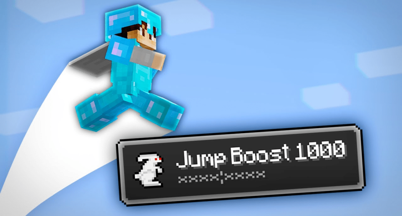 Minecraft but Jumping Gives You OP Items Mod Download In Minecraft