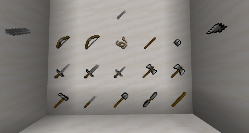 Lots of the Items added by the Mod