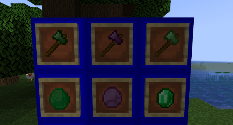 Some of The new ores we added
