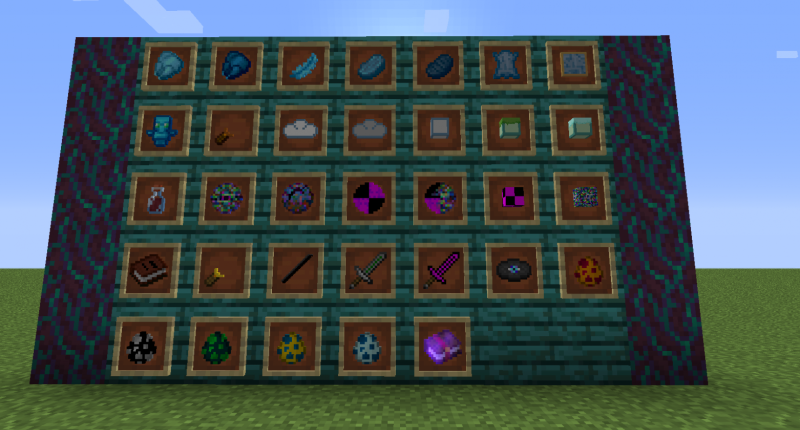 Items added by the mod