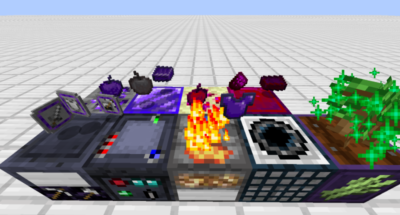 These are the items and blocks (not all).