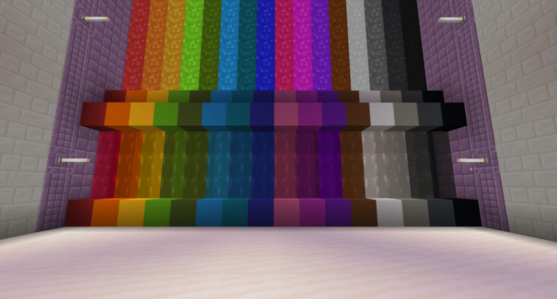 Every new colored liquid together in one screenshot.
