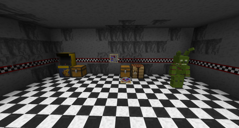 Five Nights at Freddy's 1 V2 map 1.16.4 Minecraft Map