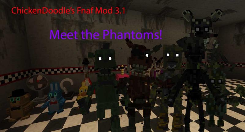 Five Night's At Freddy 3 Mod Minecraft Mod