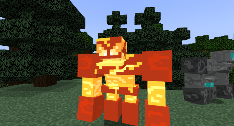 There's lava golem
