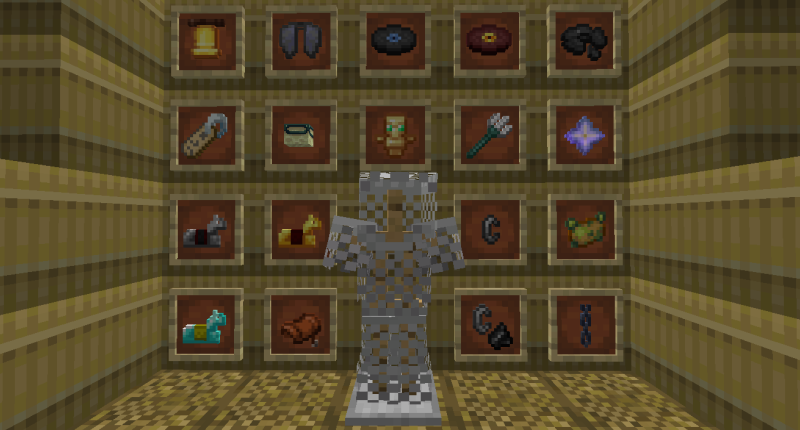 Everything that has recieved a crafting recipe, or a changed recipe; also, a Chainlink!