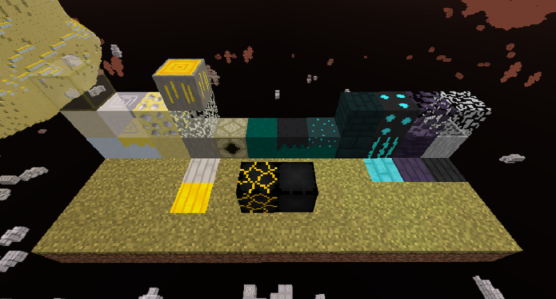 An assortment of blocks from the mod.