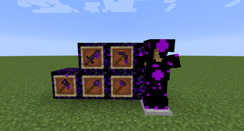 Crying Obsidian Armor And Tools