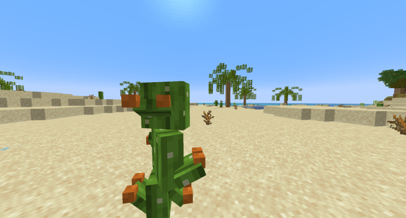 Nopal Cactus and Palm Tree!