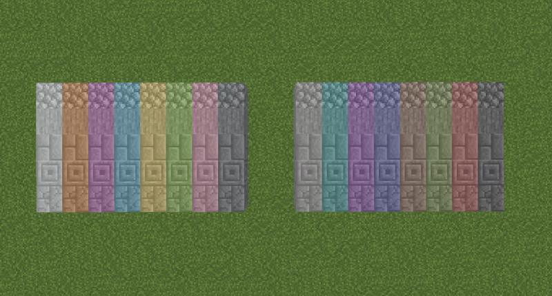 The blocks added so far