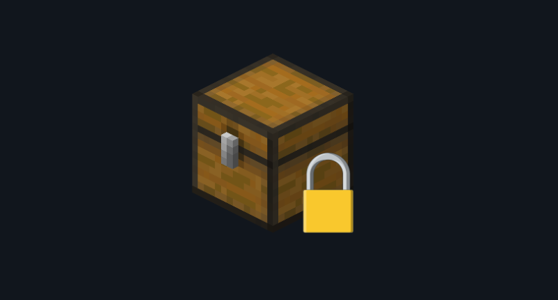 minecraft locked chest