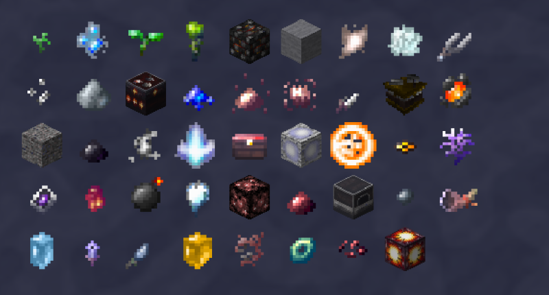Resources and blocks to craft tools