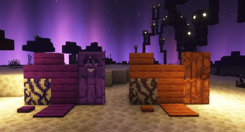 The 2 new wood types