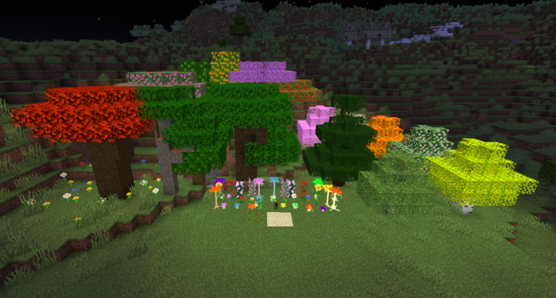 Light up your builds without torch spam using our new suite of glowing plants and building blocks!