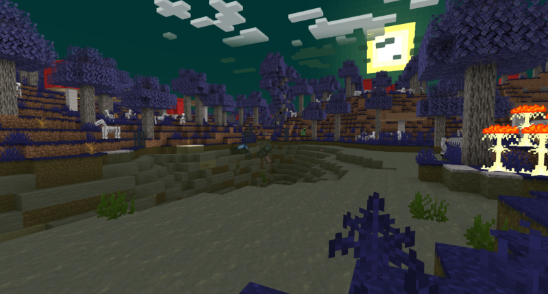 You can also find new biomes like the Spooky and Autumn Forests, each with new trees and plants to bring home to your own garden!