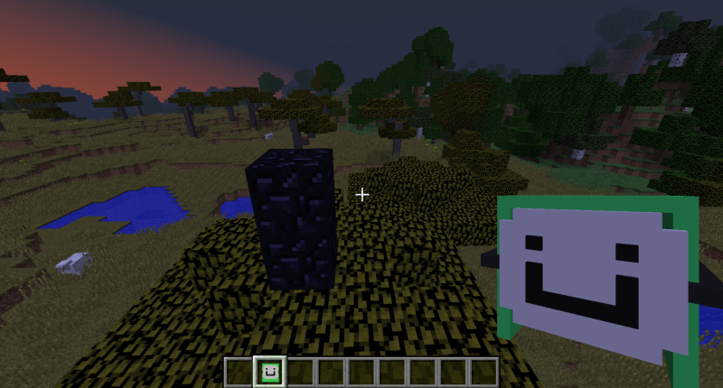 Summoning Totem, (Place the totem on the top of the obsidian structure and the current mob will spawn)