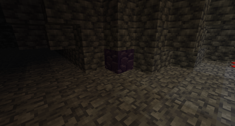 The ore in a cave