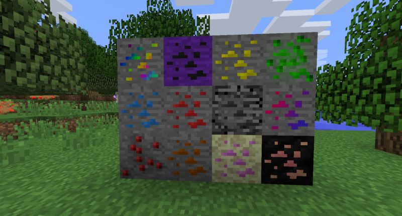 Over 30 More Ores spreaded over different Dimensions!