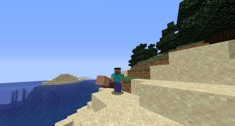 Holding a villager