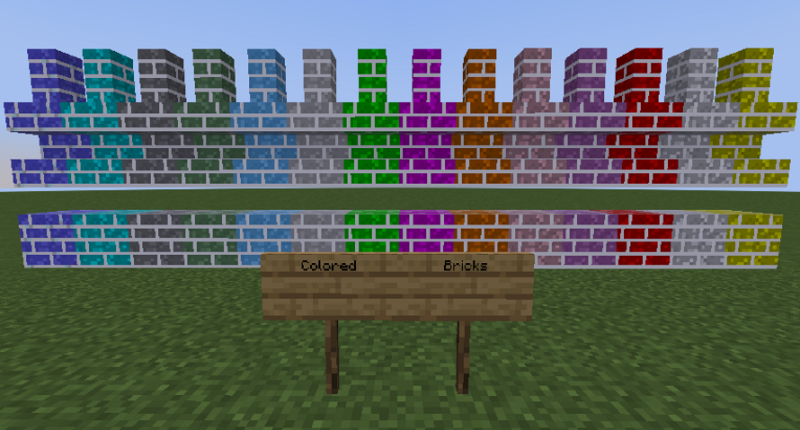 Colored Bricks Mod