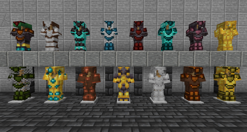 Some armor sets, for your viewing pleasure