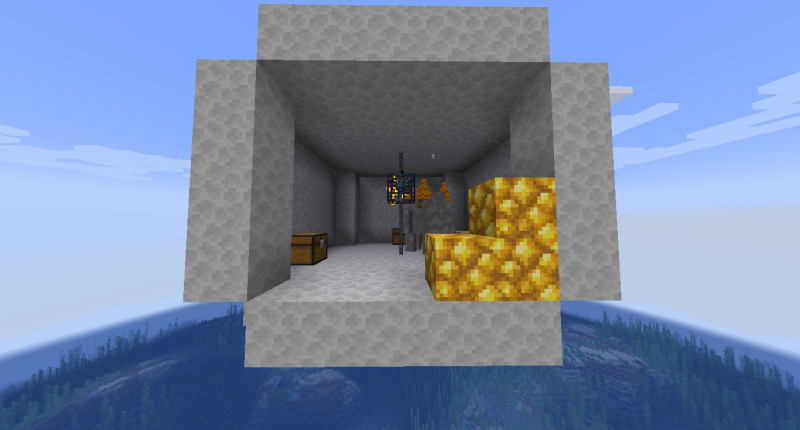 You can find 2 types of moons one with only ores and one with importand loot heres the interior of the loot one