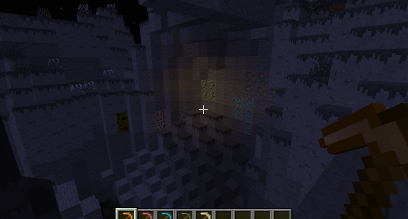 Loads of new Ores ready to be mined!