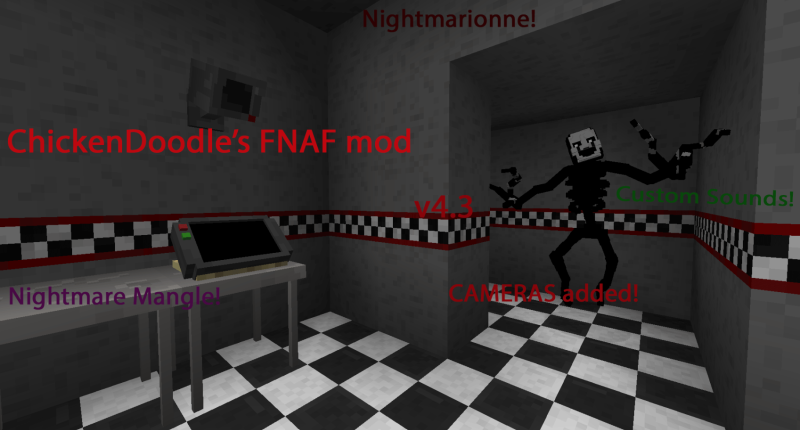 Five Nights at Freddy's 1 V2 map 1.16.4 Minecraft Map