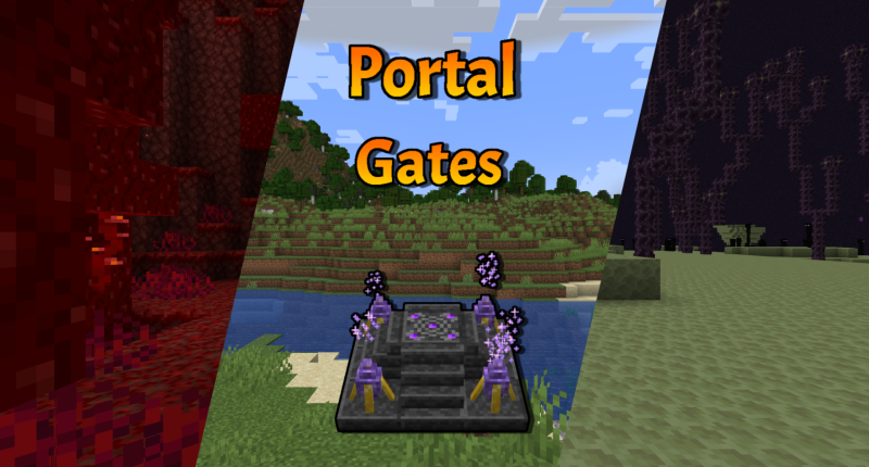 GATE GENERATOR CUSTOM PORTALS Minecraft 1.12