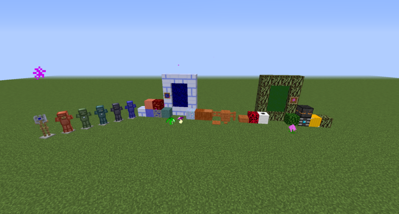 Two new dimensions, new creatures, blocks and more. :)